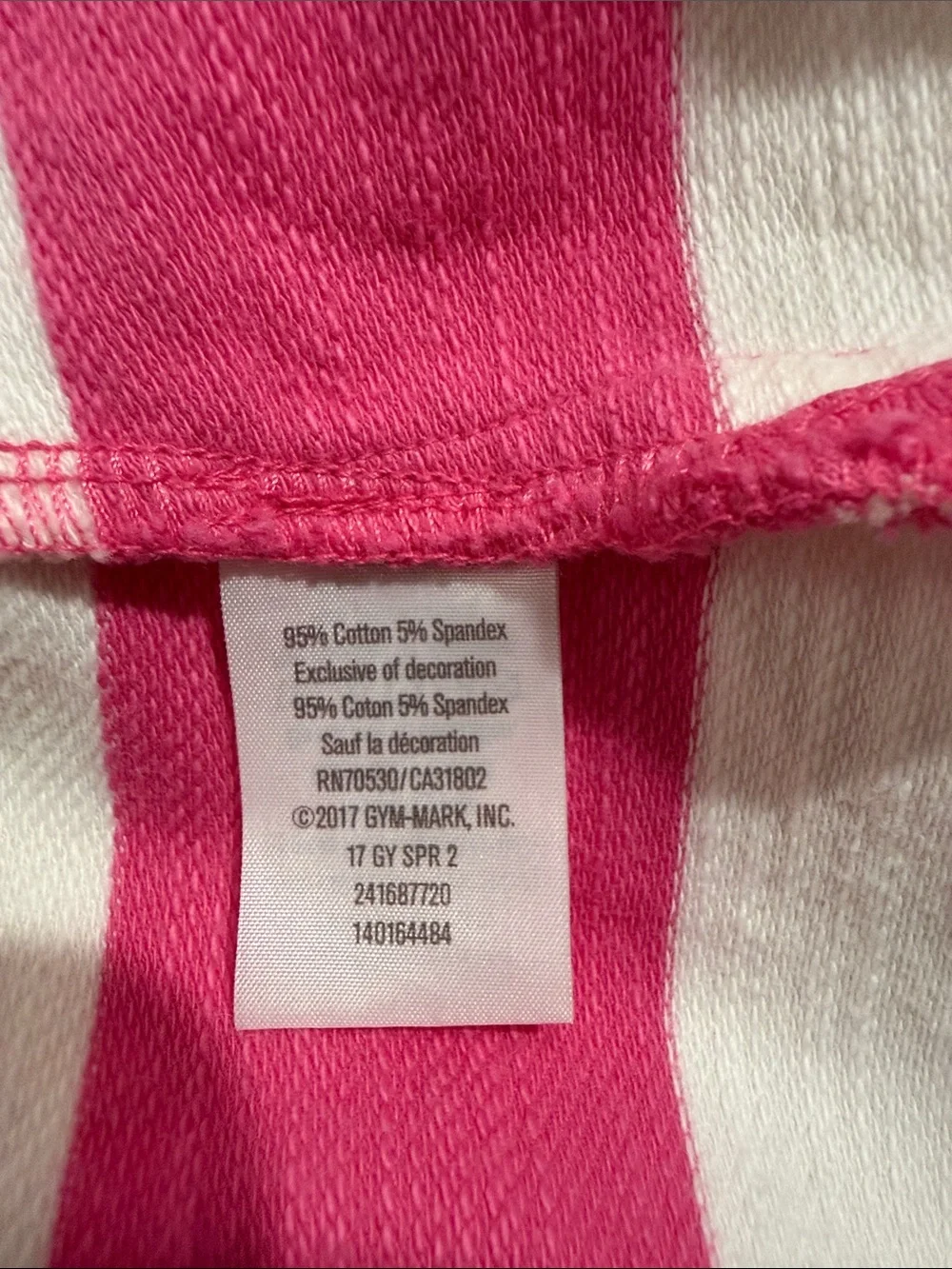 Gymboree Girls Dress Pink White Striped Sequin Bird Soft Knit A Line Sz 12